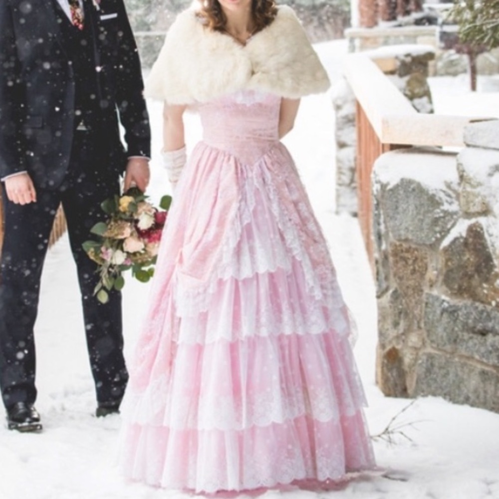 Extremely Rare! Vintage Blush pink ball gown